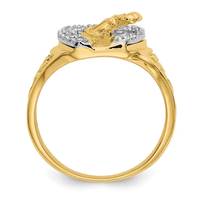 Rings Goldiacom 14k TwoTone Gold VS Real Diamond mens ring
