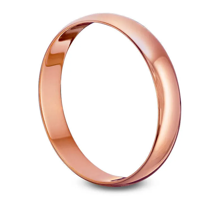 Rings Goldia Ladies 40mm Wedding Band in Solid 10K Rose Gold Rings Goldia Ladies 40mm Wedding Band in Solid 10K Rose Gold