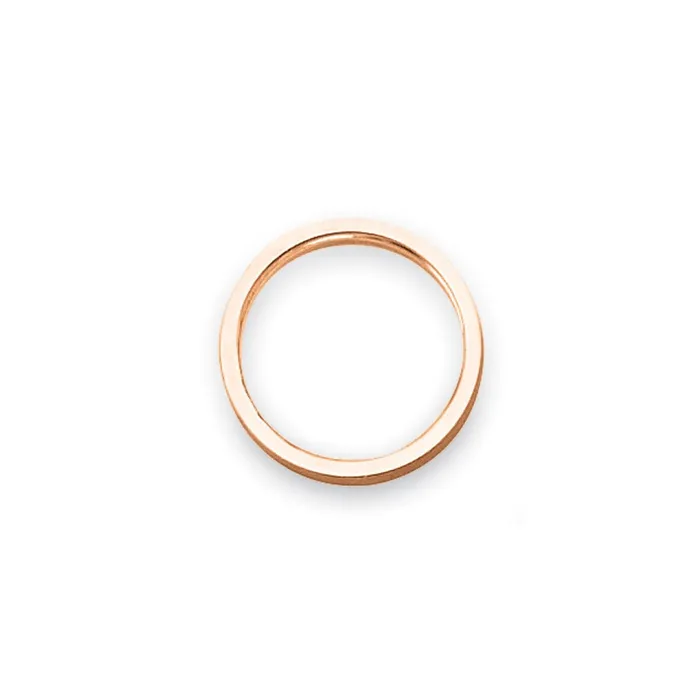 Rings Goldia Solid 10K Rose Gold 2mm Flat Satin MensWomens Wedding Band Ring Size 7 Rings Goldia Solid 10K Rose Gold 2mm Flat Satin MensWomens Wedding Band Ring Size 7