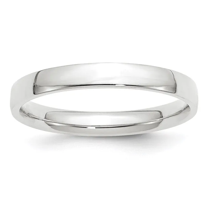 Rings Goldia Solid 10K White Gold 3mm Light Weight Comfort Fit MensWomens Wedding Band Ring Size 7 Rings Goldia Solid 10K White Gold 3mm Light Weight Comfort Fit MensWomens Wedding Band Ring Size 7