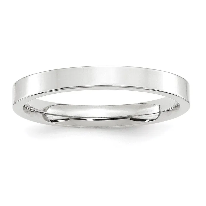 Rings Goldia Solid 10K White Gold 3mm Standard Flat Comfort Fit MensWomens Wedding Band Ring Size 9 Rings Goldia Solid 10K White Gold 3mm Standard Flat Comfort Fit MensWomens Wedding Band Ring Size 9