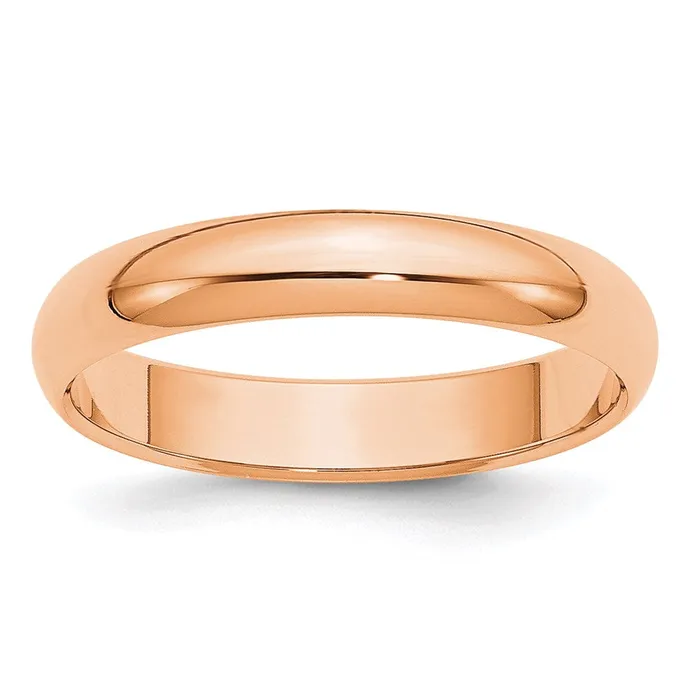 Rings Goldia Solid 10K Yellow Gold Rose Gold 4mm HalfRound Wedding MensWomens Wedding Band Ring Size 45 Rings Goldia Solid 10K Yellow Gold Rose Gold 4mm HalfRound Wedding MensWomens Wedding Band Ring Size 45