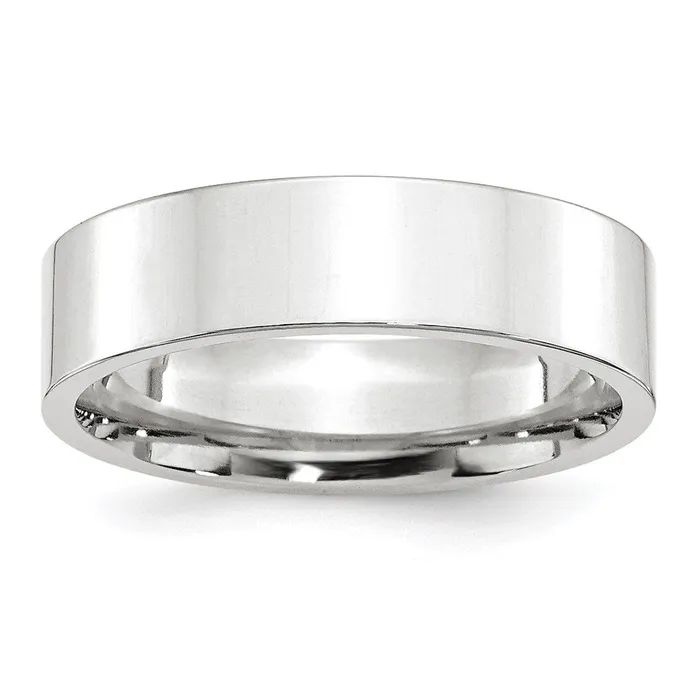 Rings Goldia Solid 14K White Gold 6mm Standard Flat Comfort Fit MensWomens Wedding Band Ring Size 95 Rings Goldia Solid 14K White Gold 6mm Standard Flat Comfort Fit MensWomens Wedding Band Ring Size 95