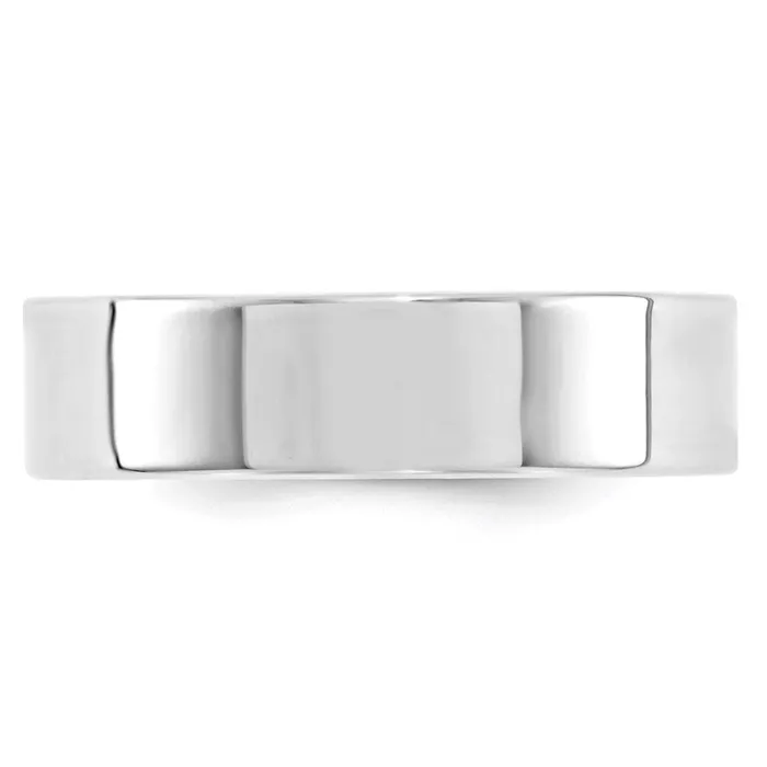 Rings Goldia Solid 14K White Gold 6mm Standard Flat Comfort Fit MensWomens Wedding Band Ring Size 95 Rings Goldia Solid 14K White Gold 6mm Standard Flat Comfort Fit MensWomens Wedding Band Ring Size 95