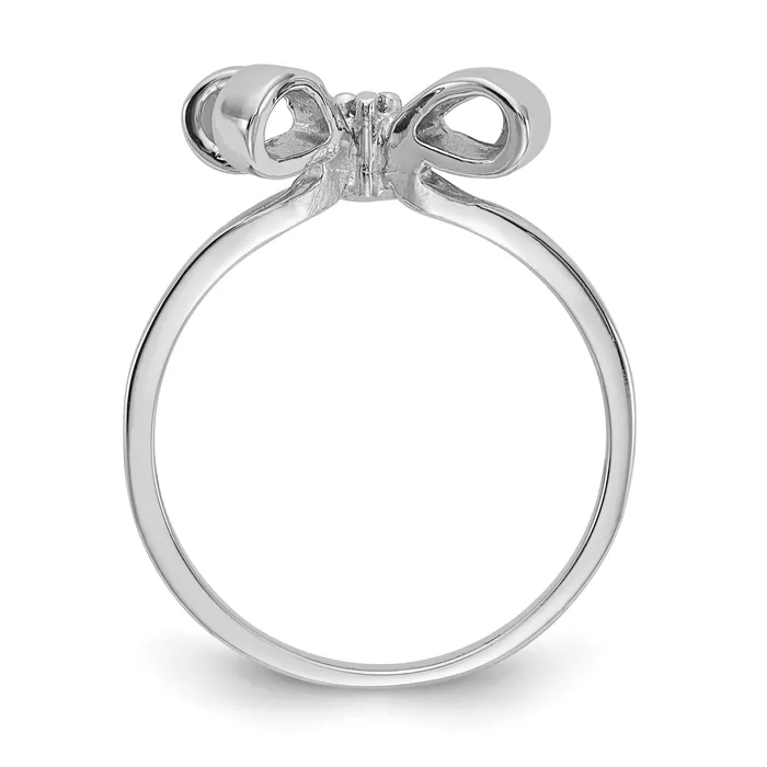 Rings Goldia Solid 14k White Gold AAA Simulated CZ Ring
