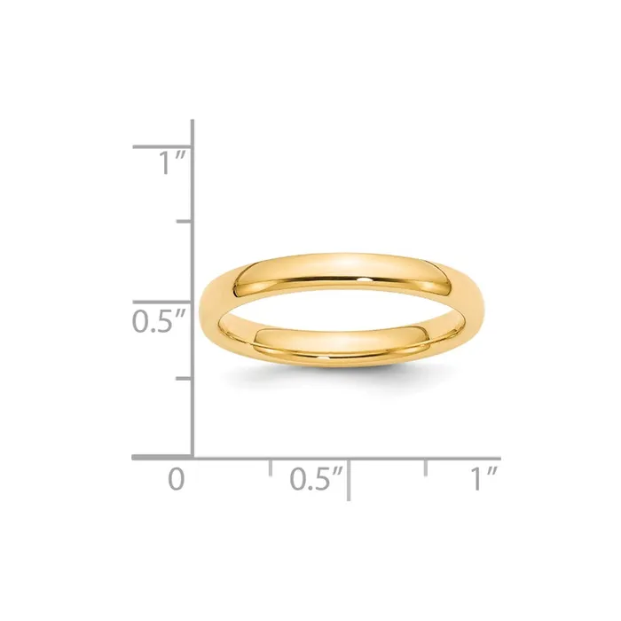 Rings Goldia Solid 14K Yellow Gold 3mm Comfort Fit MensWomens Wedding Band Ring Size 75 Rings Goldia Solid 14K Yellow Gold 3mm Comfort Fit MensWomens Wedding Band Ring Size 75