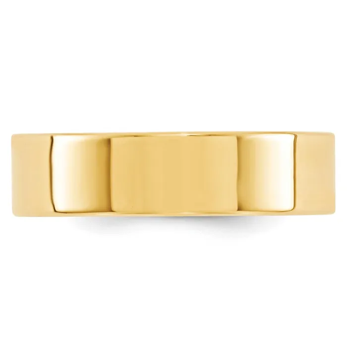 Rings Goldia Solid 14K Yellow Gold 6mm Standard Flat Comfort Fit MensWomens Wedding Band Ring Size 135 Rings Goldia Solid 14K Yellow Gold 6mm Standard Flat Comfort Fit MensWomens Wedding Band Ring Size 135