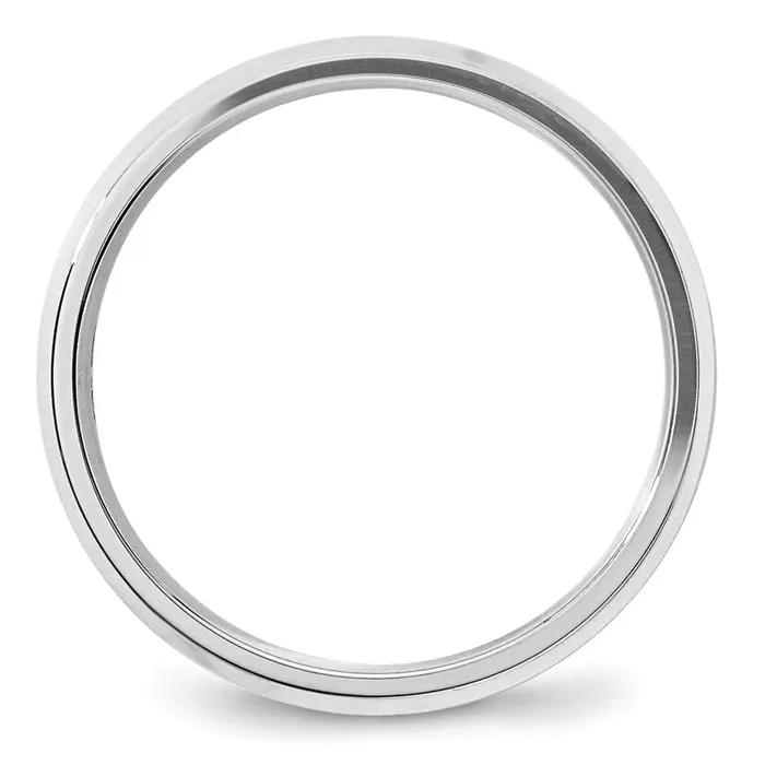 Rings Goldia Solid 18K White Gold 5mm Bevel Edge Comfort Fit MensWomens Wedding Band Ring Size 45 Rings Goldia Solid 18K White Gold 5mm Bevel Edge Comfort Fit MensWomens Wedding Band Ring Size 45