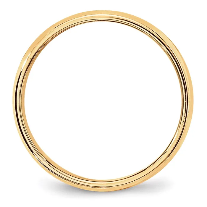 Rings Goldia Solid 18K Yellow Gold 6mm Light Weight Milgrain Half Round MensWomens Wedding Band Ring Size 10 Rings Goldia Solid 18K Yellow Gold 6mm Light Weight Milgrain Half Round MensWomens Wedding Band Ring Size 10