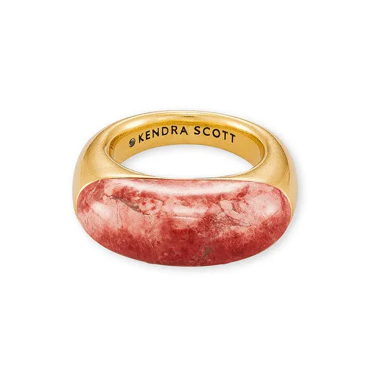 Rings JMS always Original Kendra Scott Kaia Vintage Gold Plated Brass and Dyed Howlite Ring Sz 7 4217708438 Rings JMS always Original Kendra Scott Kaia Vintage Gold Plated Brass and Dyed Howlite Ring Sz 7 4217708438