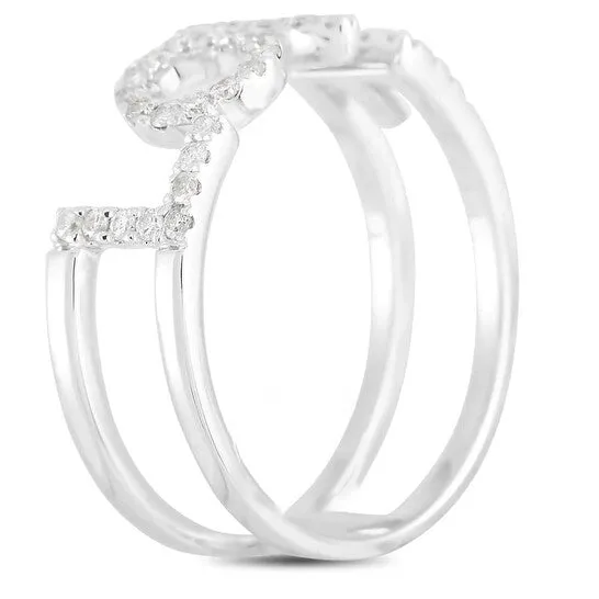 Rings Original LB Exclusive 14K White Gold 035 ct Diamond Love Ring JMS always Rings Original LB Exclusive 14K White Gold 035 ct Diamond Love Ring JMS always