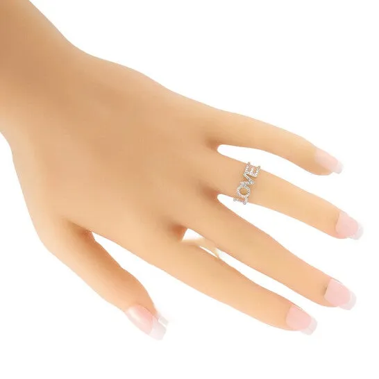 Rings Original LB Exclusive 14K White Gold 035 ct Diamond Love Ring JMS always Rings Original LB Exclusive 14K White Gold 035 ct Diamond Love Ring JMS always