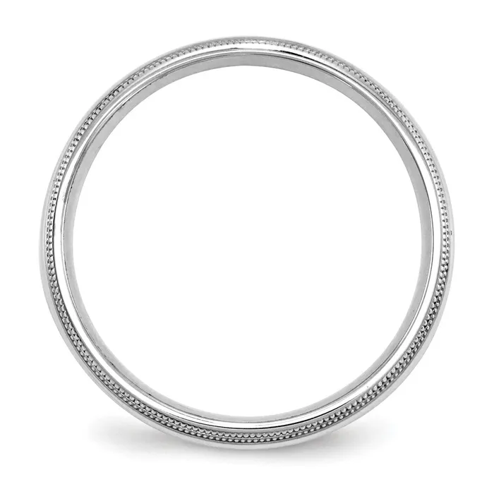 Rings Solid 14K White Gold 5mm Double Milgrain Comfort Fit MensWomens Wedding Band Ring Size 14 Goldia Rings Solid 14K White Gold 5mm Double Milgrain Comfort Fit MensWomens Wedding Band Ring Size 14 Goldia