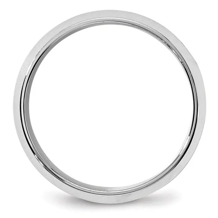 Rings Solid 18K White Gold 8mm Bevel Edge Comfort Fit MensWomens Wedding Band Ring Size 12 Goldia Rings Solid 18K White Gold 8mm Bevel Edge Comfort Fit MensWomens Wedding Band Ring Size 12 Goldia