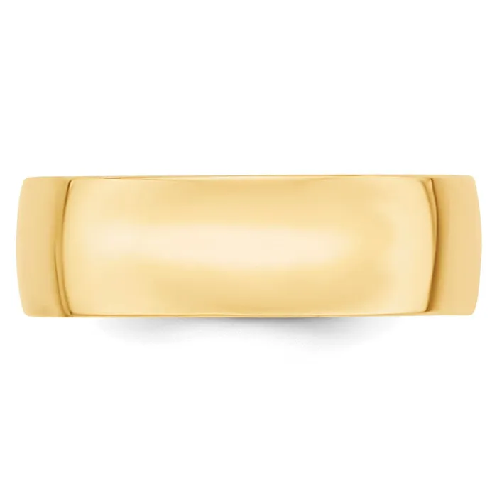 Solid 10K Yellow Gold 7mm Light Weight Comfort Fit MensWomens Wedding Band Ring Size 65 Goldia Rings Solid 10K Yellow Gold 7mm Light Weight Comfort Fit MensWomens Wedding Band Ring Size 65 Goldia Rings