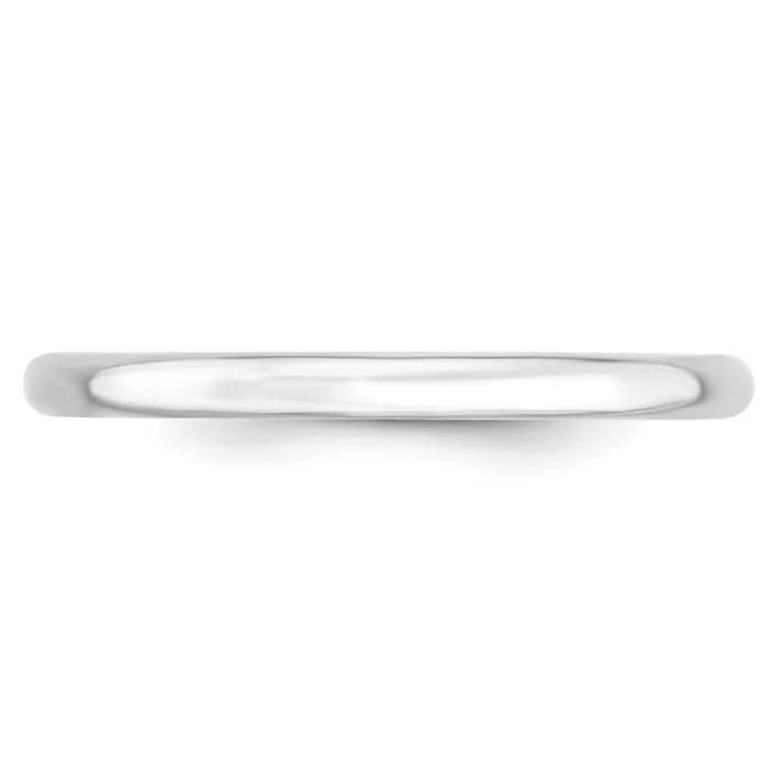 Solid 14K White Gold 2mm Light Weight Comfort Fit MensWomens Wedding Band Ring Size 55 Goldia Rings Solid 14K White Gold 2mm Light Weight Comfort Fit MensWomens Wedding Band Ring Size 55 Goldia Rings