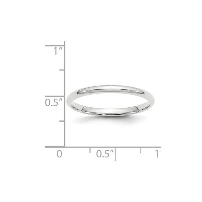 Solid 14K White Gold 2mm Light Weight Comfort Fit MensWomens Wedding Band Ring Size 55 Goldia Rings Solid 14K White Gold 2mm Light Weight Comfort Fit MensWomens Wedding Band Ring Size 55 Goldia Rings