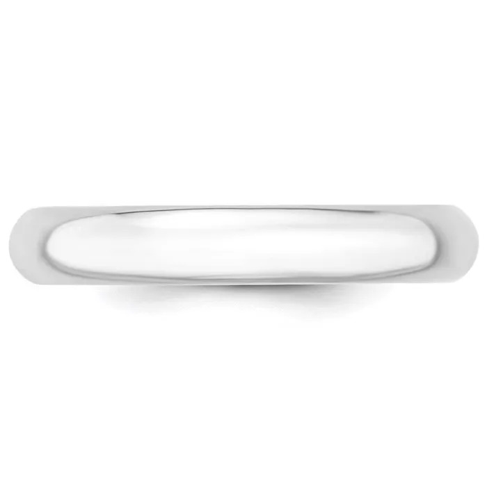 Solid 18K White Gold 4mm Standard Comfort Fit MensWomens Wedding Band Ring Size 125 Goldia Rings Solid 18K White Gold 4mm Standard Comfort Fit MensWomens Wedding Band Ring Size 125 Goldia Rings