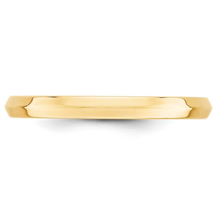 Solid 18K Yellow Gold 25mm Knife Edge Comfort Fit MensWomens Wedding Band Ring Size 7 Goldia Rings Solid 18K Yellow Gold 25mm Knife Edge Comfort Fit MensWomens Wedding Band Ring Size 7 Goldia Rings