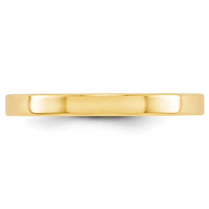 Solid 18K Yellow Gold 25mm Light Weight Flat MensWomens Wedding Band Ring Size 115 Goldia Rings Solid 18K Yellow Gold 25mm Light Weight Flat MensWomens Wedding Band Ring Size 115 Goldia Rings
