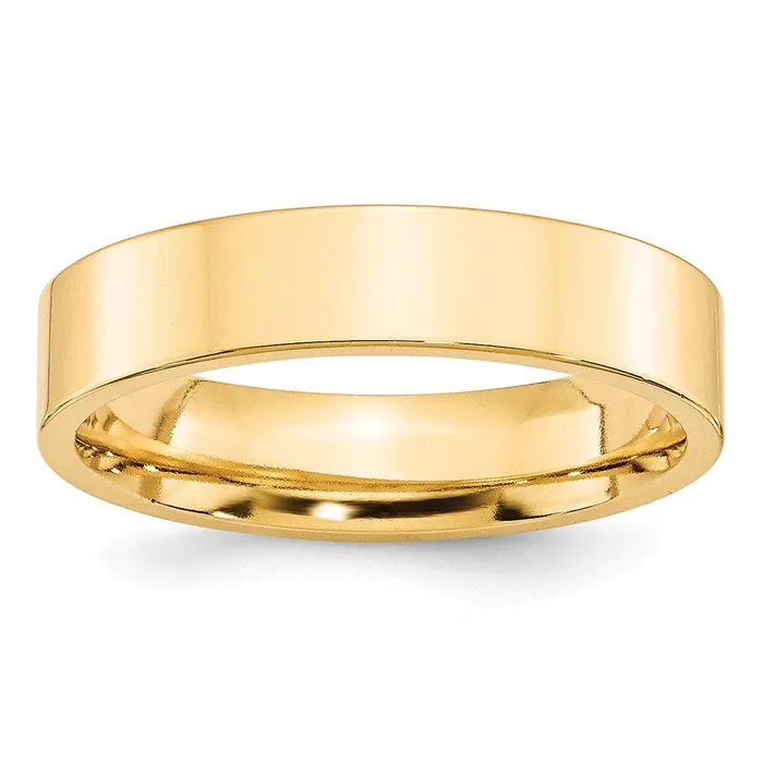Solid 18K Yellow Gold 5mm Standard Flat Comfort Fit MensWomens Wedding Band Ring Size 12 Goldia Rings Solid 18K Yellow Gold 5mm Standard Flat Comfort Fit MensWomens Wedding Band Ring Size 12 Goldia Rings