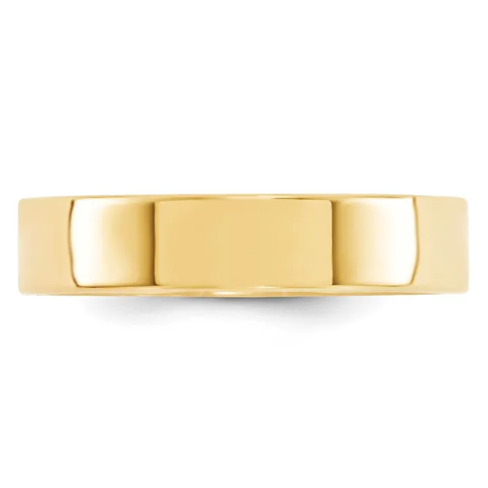 Solid 18K Yellow Gold 5mm Standard Flat Comfort Fit MensWomens Wedding Band Ring Size 12 Goldia Rings Solid 18K Yellow Gold 5mm Standard Flat Comfort Fit MensWomens Wedding Band Ring Size 12 Goldia Rings