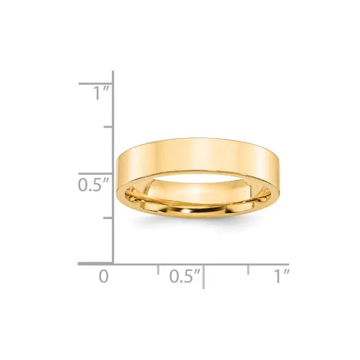 Solid 18K Yellow Gold 5mm Standard Flat Comfort Fit MensWomens Wedding Band Ring Size 12 Goldia Rings Solid 18K Yellow Gold 5mm Standard Flat Comfort Fit MensWomens Wedding Band Ring Size 12 Goldia Rings