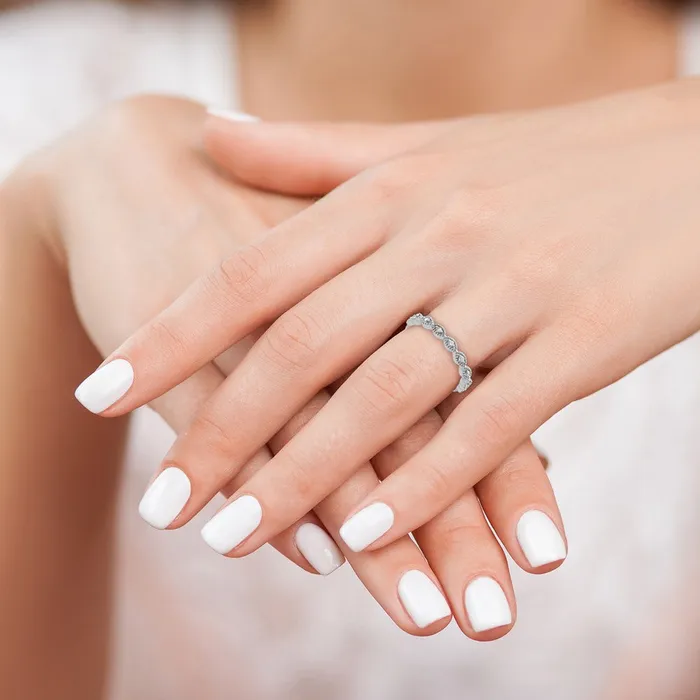 Sterling Silver Stackable Expressions Diamond Ring Goldia Rings
