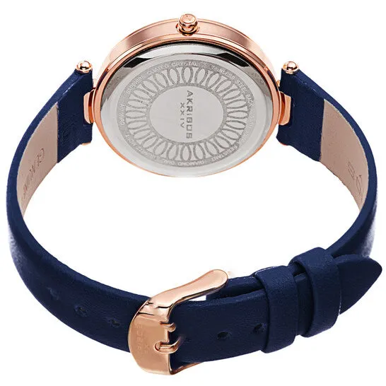 Watches JMS always Original Akribos XXIV Quartz Diamond Blue Dial Ladies Watch AK1069BU Watches JMS always Original Akribos XXIV Quartz Diamond Blue Dial Ladies Watch AK1069BU