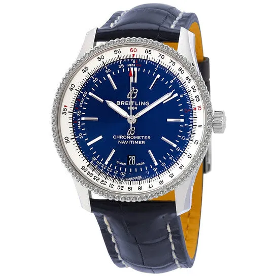 Watches JMS always Original Breitling Automatic Blue Dial Blue Leather Mens 41 mm Watch A17326211C1P3 Watches JMS always Original Breitling Automatic Blue Dial Blue Leather Mens 41 mm Watch A17326211C1P3