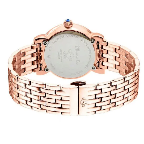 Watches JMS always Original GV2 by Gevril Marsala Diamond Mother of Pearl Dial Ladies Watch 9863B Watches JMS always Original GV2 by Gevril Marsala Diamond Mother of Pearl Dial Ladies Watch 9863B