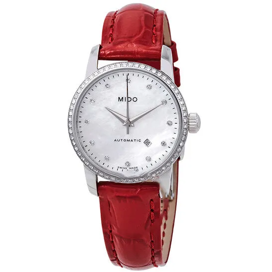 Watches JMS always Original Mido Baroncelli Automatic Mother of Pearl Diamond Dial Ladies Watch M76024697 Watches JMS always Original Mido Baroncelli Automatic Mother of Pearl Diamond Dial Ladies Watch M76024697