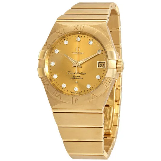 Watches JMS always Original Omega Constellation Automatic Chronometer Diamond Champagne Dial Ladies Watch 12350382158001 Watches JMS always Original Omega Constellation Automatic Chronometer Diamond Champagne Dial Ladies Watch 12350382158001