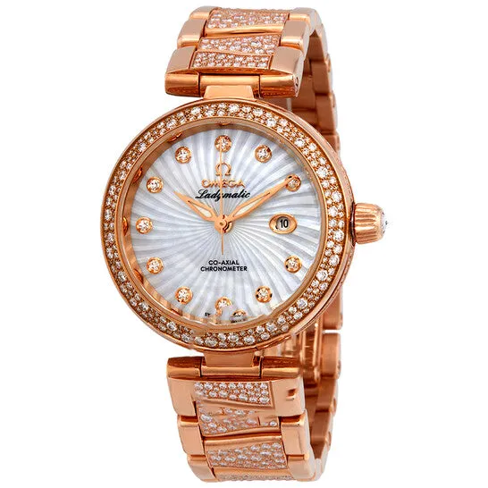 Watches JMS always Original Omega De Ville Ladymatic 18kt Rose Gold Automatic Mother of Pearl Dial Ladies Watch 42565342055005 Watches JMS always Original Omega De Ville Ladymatic 18kt Rose Gold Automatic Mother of Pearl Dial Ladies Watch 42565342055005