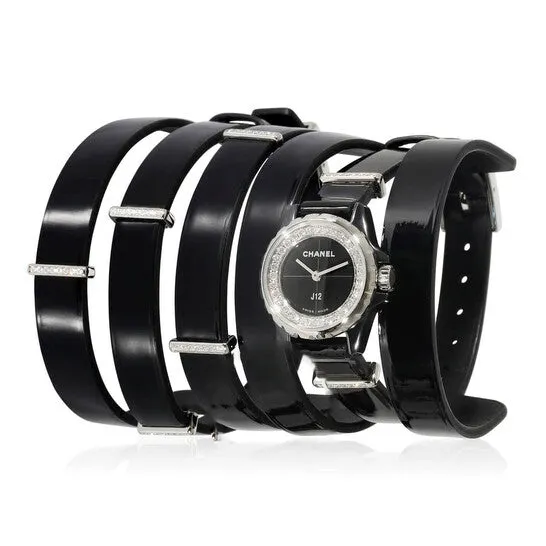Watches JMS always Original Preowned Chanel J12XS Black Dial Ladies Watch H4665 Watches JMS always Original Preowned Chanel J12XS Black Dial Ladies Watch H4665