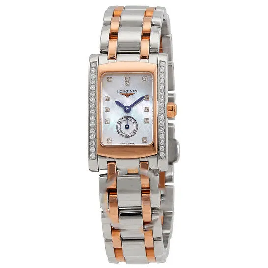 Watches JMS always Original Preowned Longines DolceVita Quartz Diamond White Mother of Pearl Dial Ladies Watch L51555897