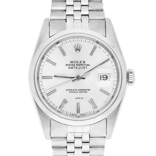 Watches JMS always Original Preowned Rolex Datejust Automatic Silver Dial Unisex Watch 16200 SSJ Watches JMS always Original Preowned Rolex Datejust Automatic Silver Dial Unisex Watch 16200 SSJ