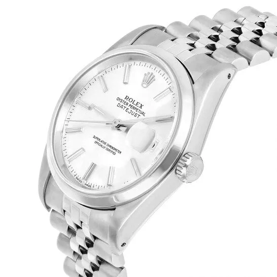 Watches JMS always Original Preowned Rolex Datejust Automatic Silver Dial Unisex Watch 16200 SSJ Watches JMS always Original Preowned Rolex Datejust Automatic Silver Dial Unisex Watch 16200 SSJ