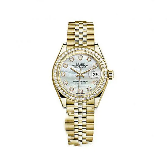 Watches JMS always Original Rolex LadyDatejust Mother Of Pearl Dial 18 Carat Yellow Gold Jubilee Watch 279138MDJ Watches JMS always Original Rolex LadyDatejust Mother Of Pearl Dial 18 Carat Yellow Gold Jubilee Watch 279138MDJ