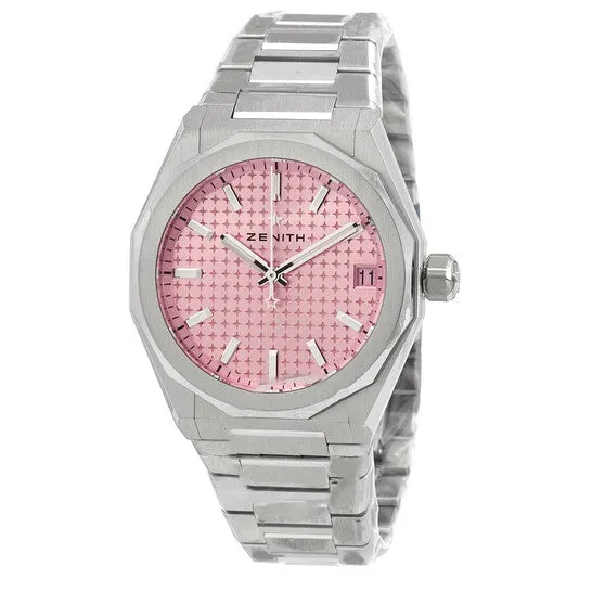Watches JMS always Original Zenith Defy Skyline Automatic Pink Dial Ladies Watch 03940067018I001