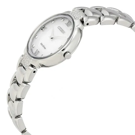 Watches Original Citizen Diamonds Silver Dial Ladies Watch EX146055A JMS always Watches Original Citizen Diamonds Silver Dial Ladies Watch EX146055A JMS always