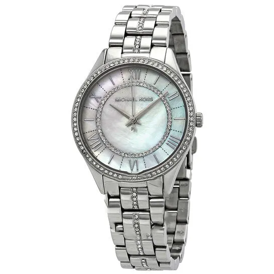 Watches Original Michael Kors Lauryn Crystal Mother of Pearl Dial Ladies Watch MK3900 JMS always Watches Original Michael Kors Lauryn Crystal Mother of Pearl Dial Ladies Watch MK3900 JMS always