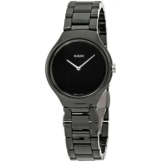 Watches Original Rado True Thinline Black Dial Ladies Watch R27742192 JMS always Watches Original Rado True Thinline Black Dial Ladies Watch R27742192 JMS always