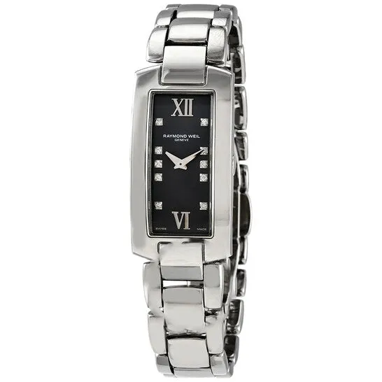 Watches Original Raymond Weil Shine Diamond Black Dial Ladies Watch 1500ST00785 JMS always Watches Original Raymond Weil Shine Diamond Black Dial Ladies Watch 1500ST00785 JMS always