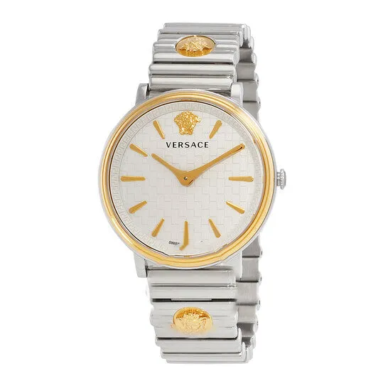Watches Original Versace VCircle Logomania Quartz White Dial Ladies Watch VE8101419 JMS always Watches Original Versace VCircle Logomania Quartz White Dial Ladies Watch VE8101419 JMS always