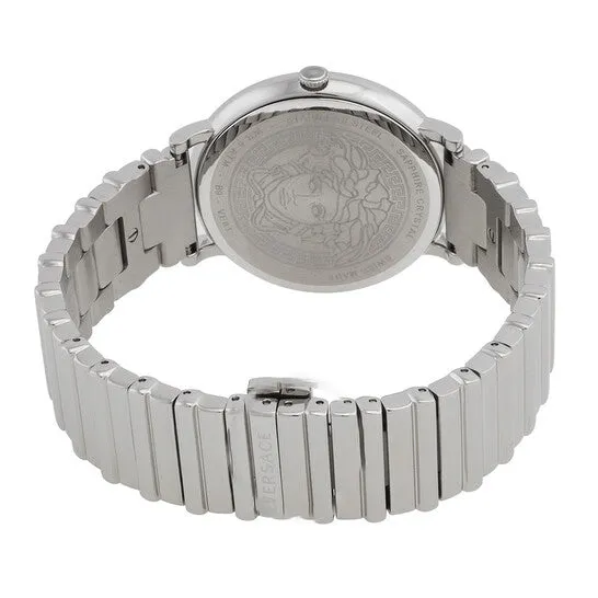 Watches Original Versace VCircle Logomania Quartz White Dial Ladies Watch VE8101419 JMS always Watches Original Versace VCircle Logomania Quartz White Dial Ladies Watch VE8101419 JMS always