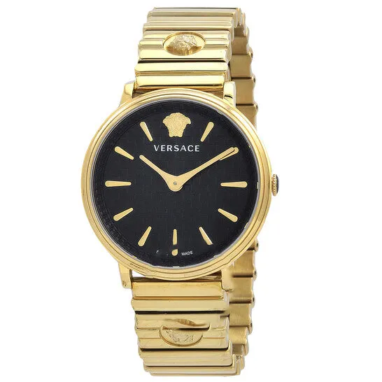 Watches Original Versace VCircle Quartz Black Dial Ladies Watch VE8101519 JMS always Watches Original Versace VCircle Quartz Black Dial Ladies Watch VE8101519 JMS always
