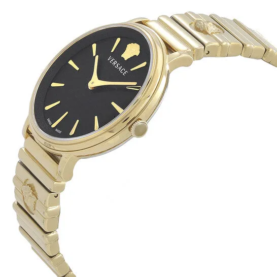Watches Original Versace VCircle Quartz Black Dial Ladies Watch VE8101519 JMS always Watches Original Versace VCircle Quartz Black Dial Ladies Watch VE8101519 JMS always